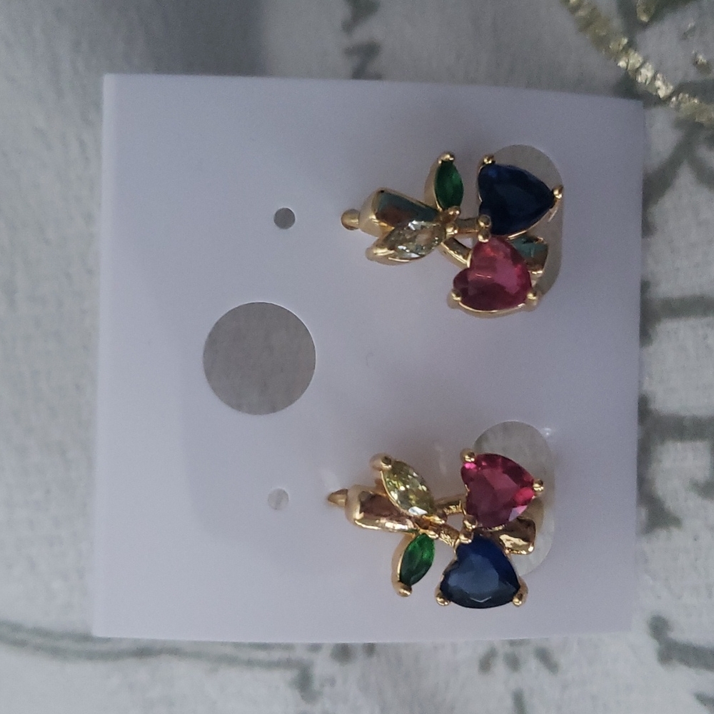 Hearts Diamond Earrings